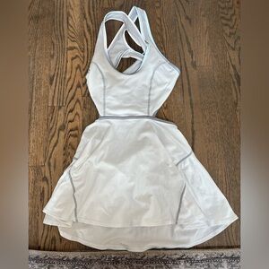 Free People Movement White Athletic Crossover Dress
